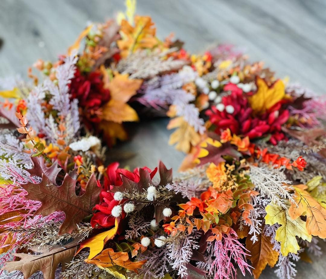 Vibrant Autumn Bloom - 24"