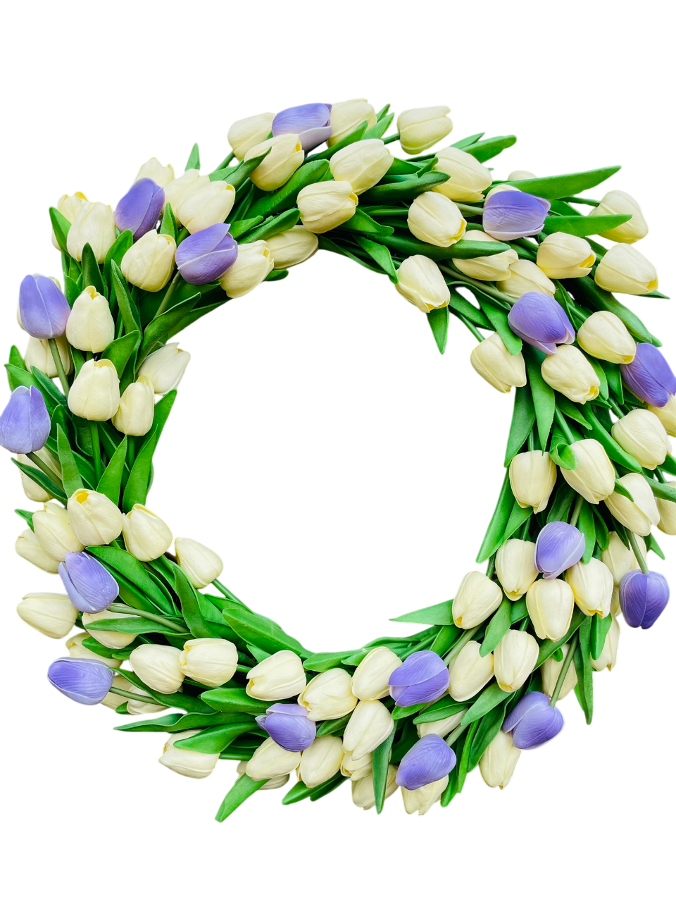 Lush Tulip Celebration Wreath - 22"