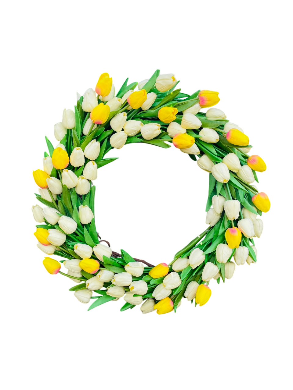 Lush Tulip Celebration Wreath - 22"
