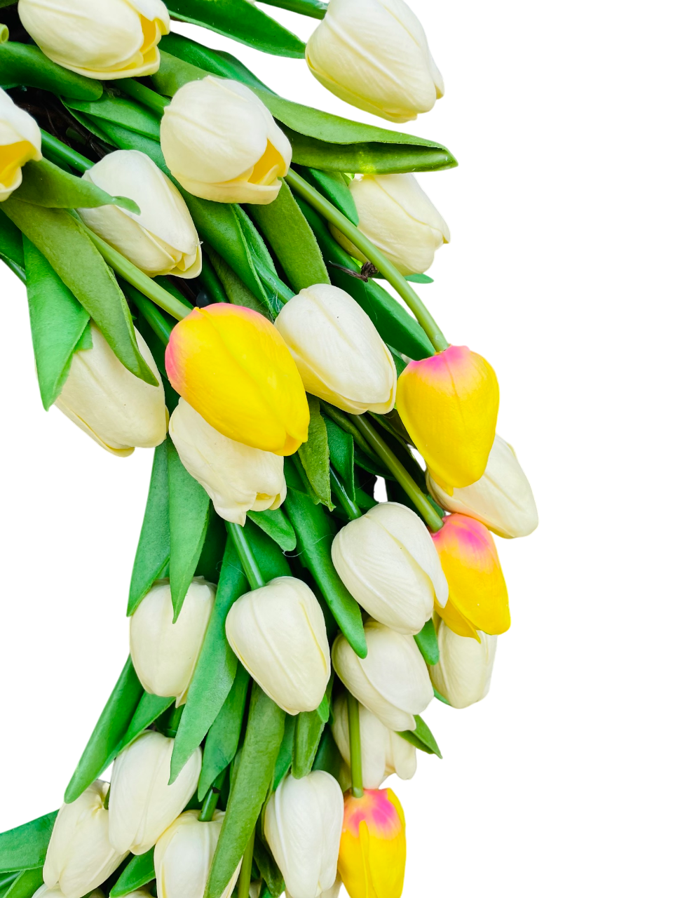 Lush Tulip Celebration Wreath - 22"