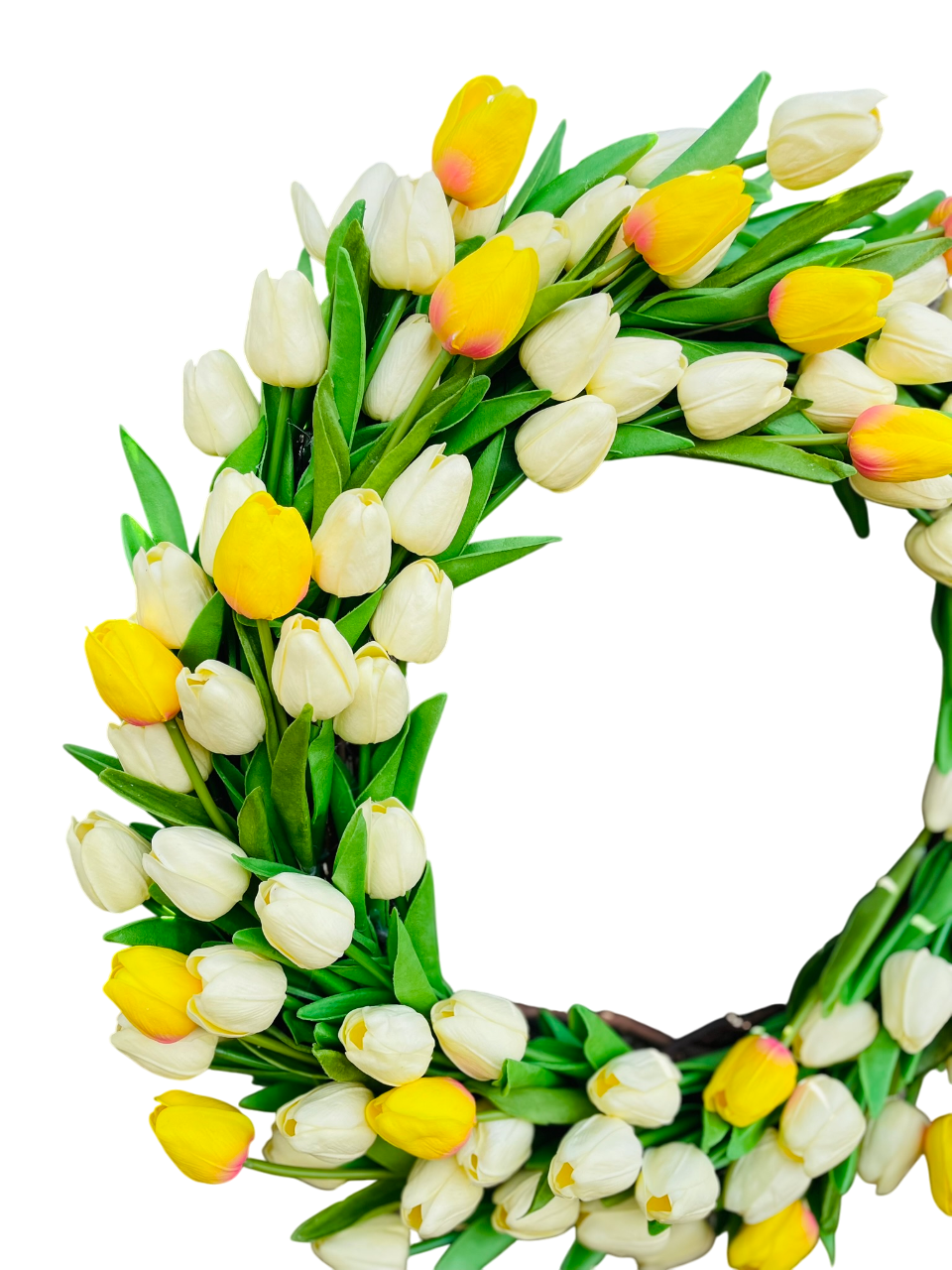 Lush Tulip Celebration Wreath - 22"