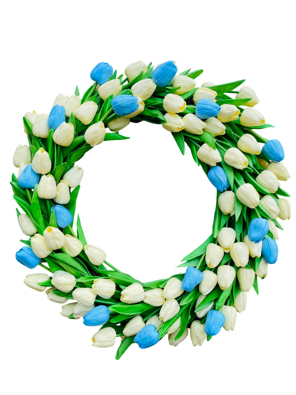 Lush Tulip Celebration Wreath - 22"