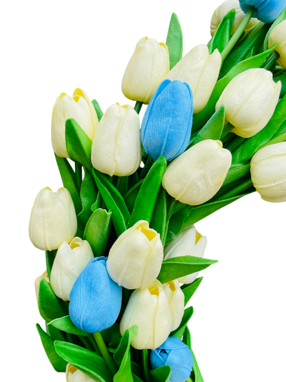 Lush Tulip Celebration Wreath - 22"
