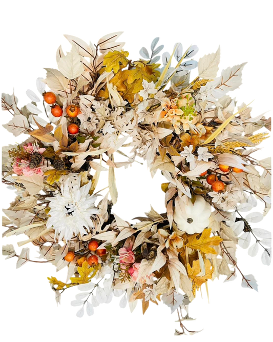 Harvest White Pumpkin - 24"