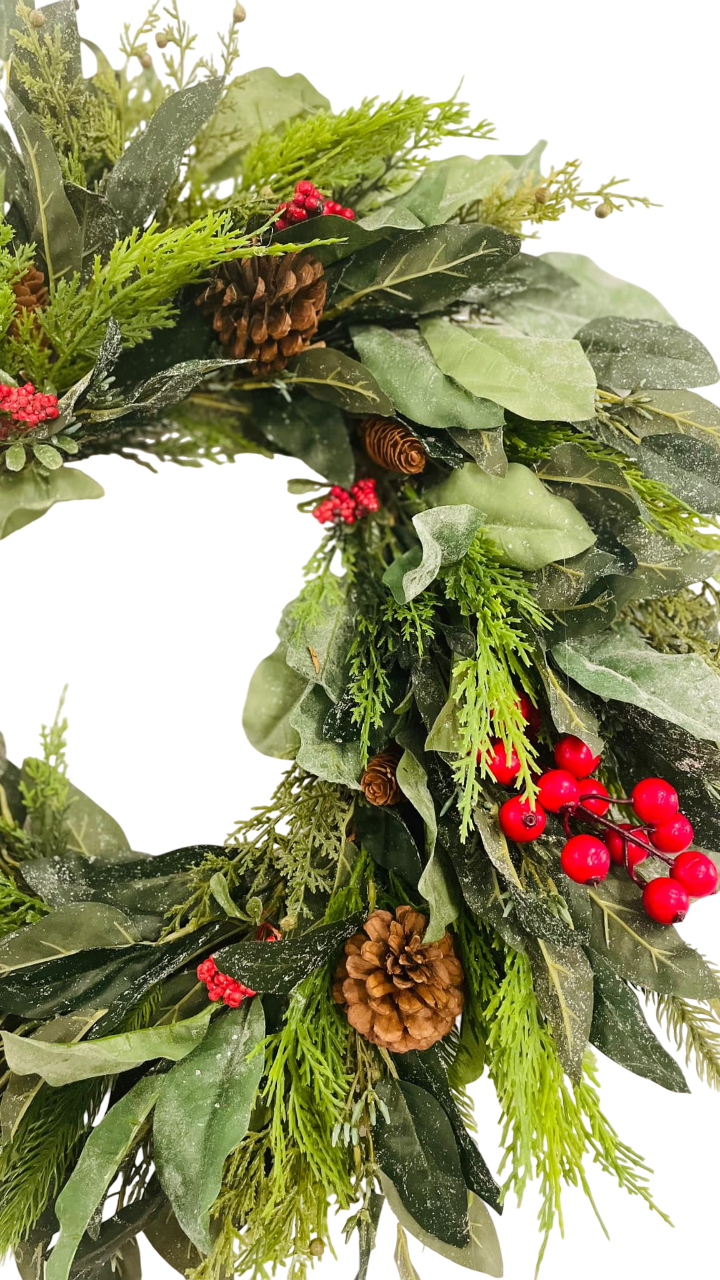 Festive Pine & Berry - 24"