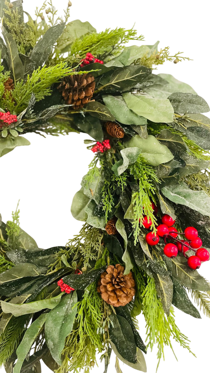 Festive Pine & Berry - 24"