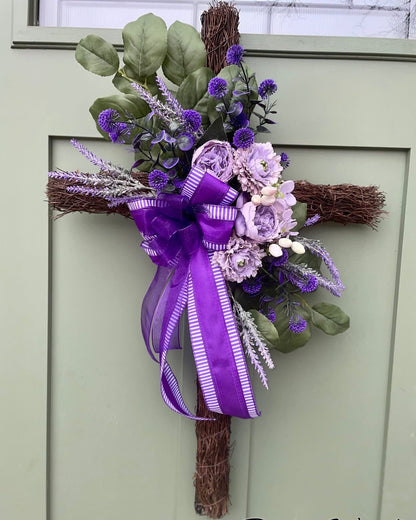 Lavender Grace Cross