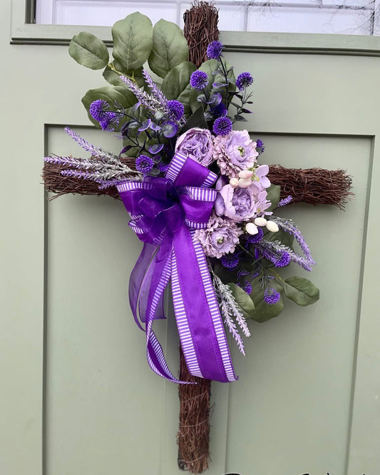 Lavender Grace Cross