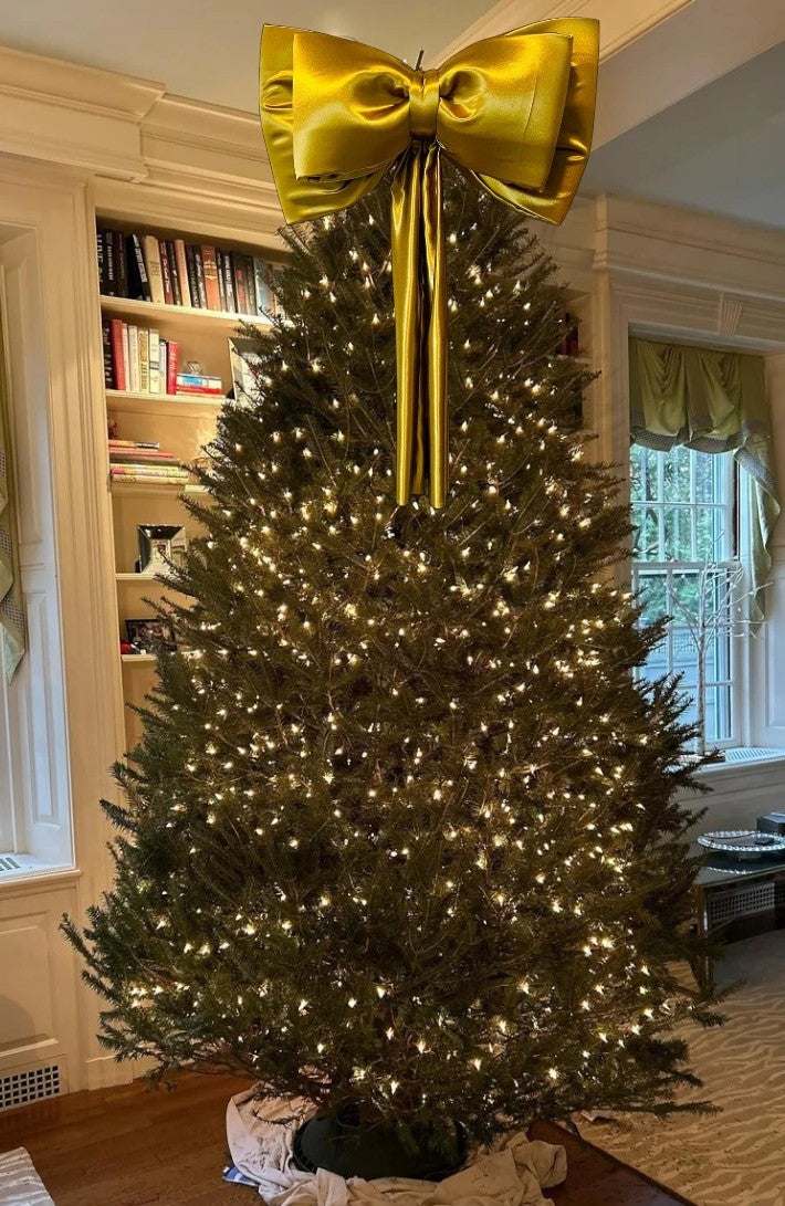 Grand Gold Satin Decor Bow - 28"x15"x29"