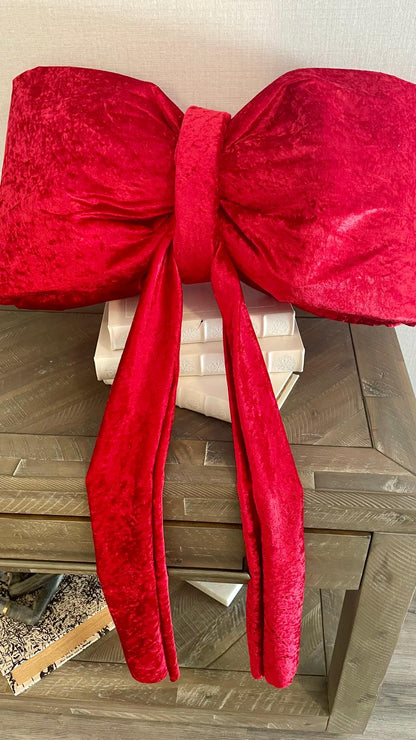 Grand Velvet Holiday Bow - 25" (Colors available)