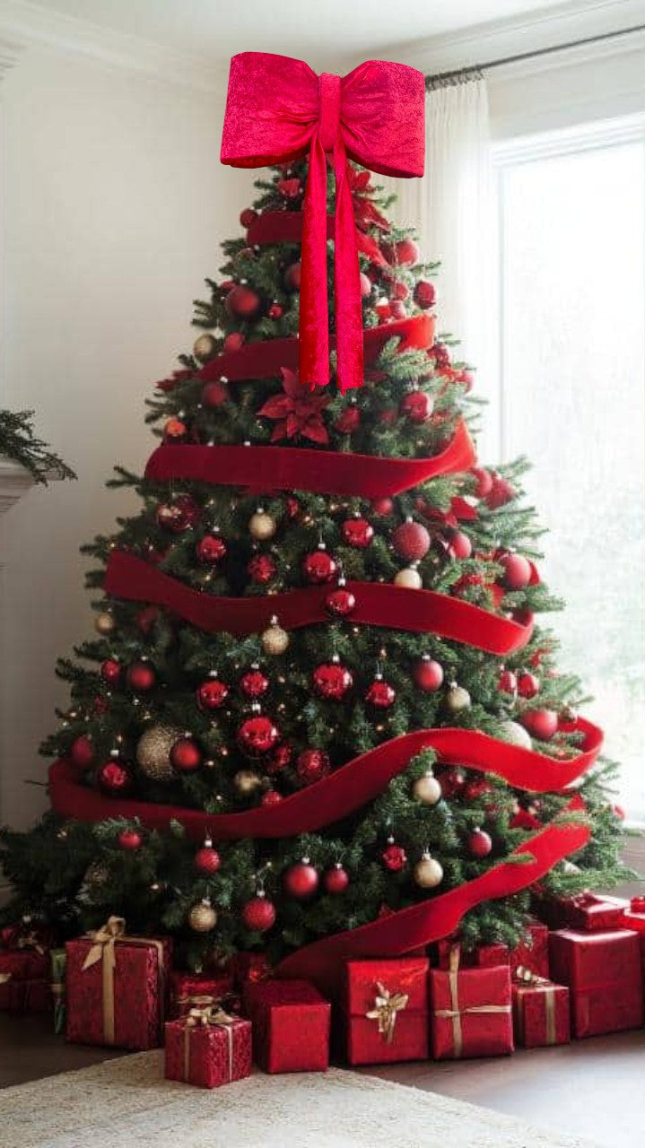 Grand Velvet Holiday Bow - 25" (Colors available)